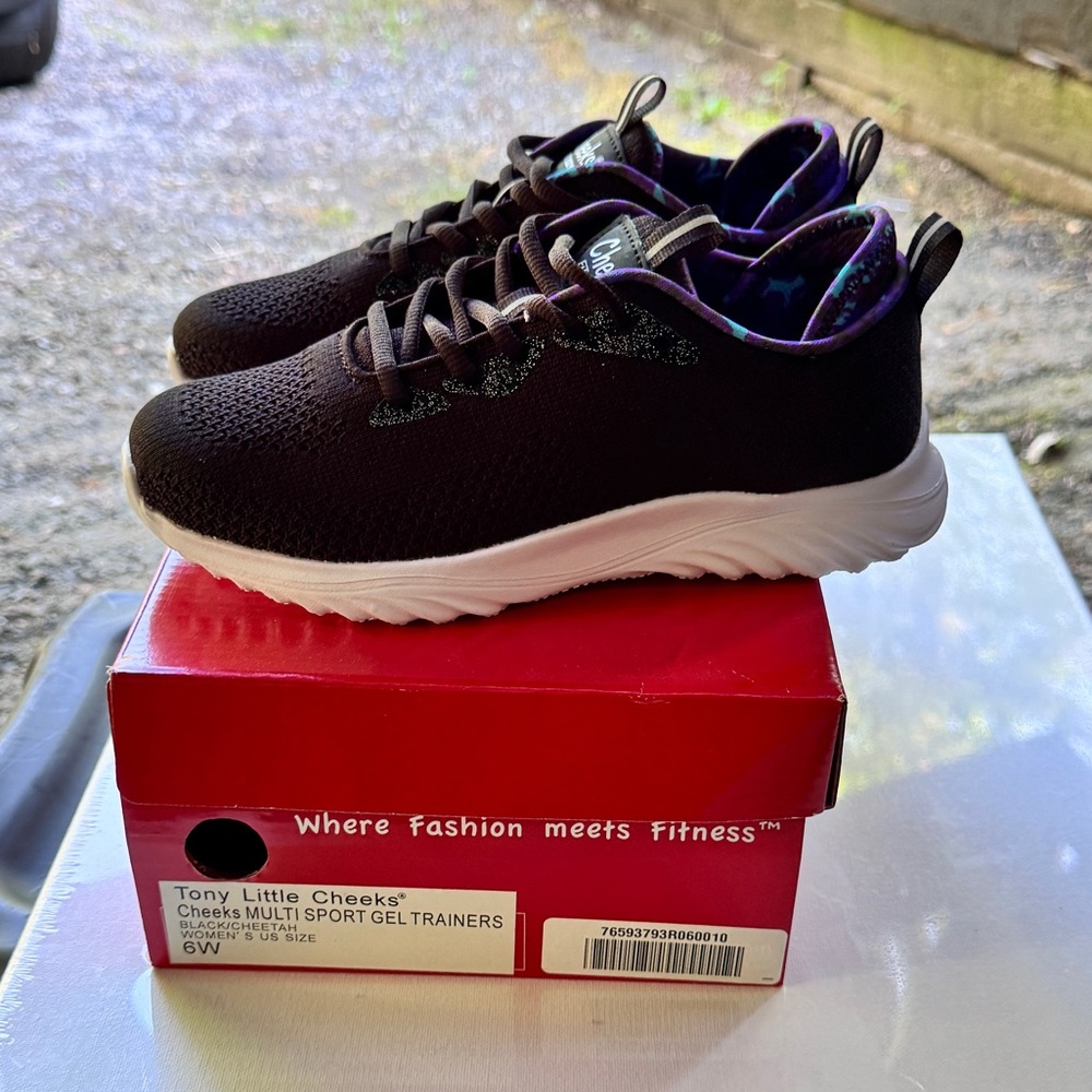 Tony Little Cheeks Multi Sport Gel Trainers Women’s 6 wide sneakers